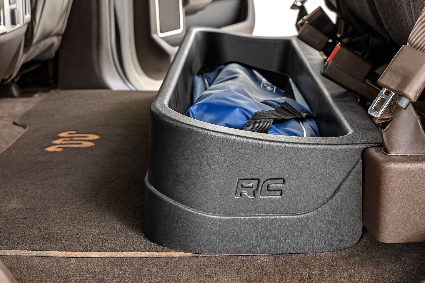 Rough Country RC09281A Under Seat Storage | Crew Cab | Ford F-150/F-250/F-350/Raptor  (2015-2026)