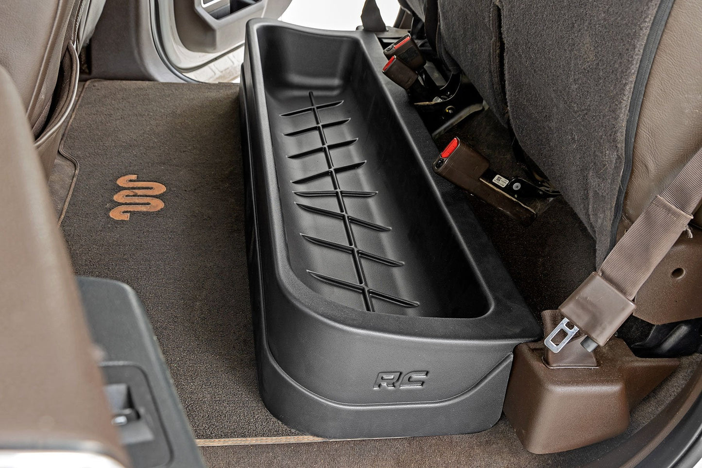 Rough Country RC09281A Under Seat Storage | Crew Cab | Ford F-150/F-250/F-350/Raptor  (2015-2026)