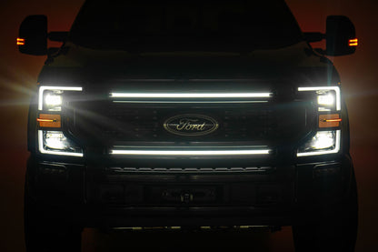 Rough Country 70990 LED Light Kit | Grille Mount | 30 Inch DRL | Ford F-250/F-350 Super Duty (17-22)