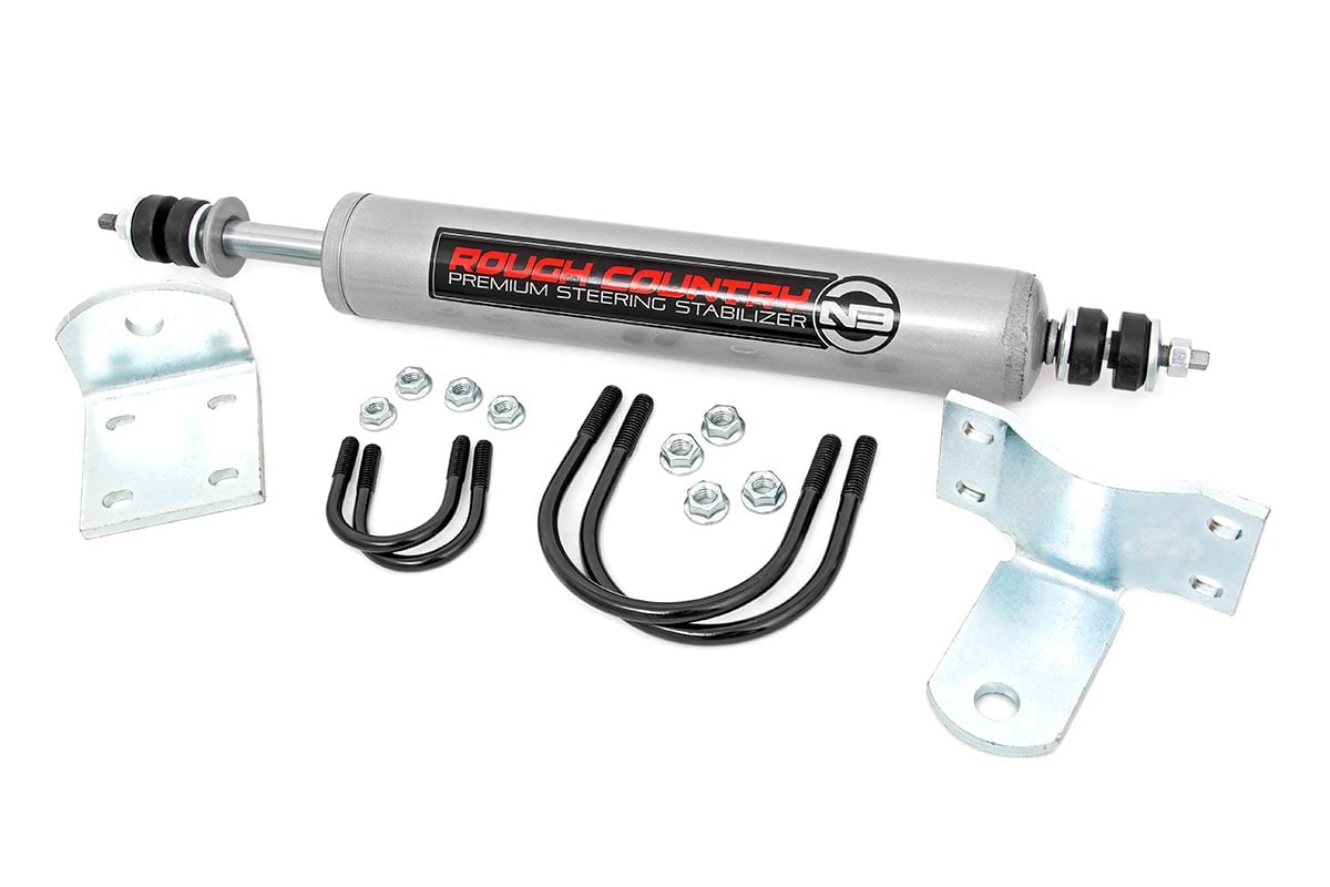 Rough Country 8737530 N3 Steering Stabilizer | Mono Axle | Ford F-350 4WD (1986-1997)