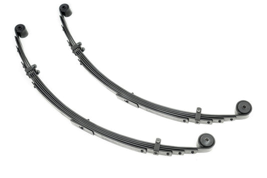 Rough Country 8047Kit Rear Leaf Springs | 4" Lift | Pair | Jeep Cherokee XJ 2WD/4WD (1984-2001)