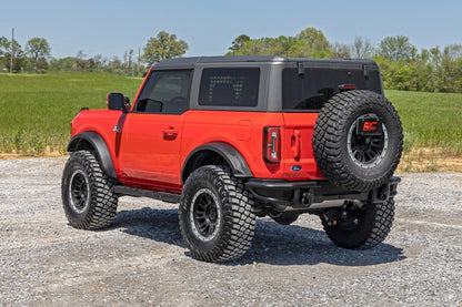 Rough Country 41008 BA2 Running Boards | Side Step Bars | 2-Door | Ford Bronco (2 Door) (21-25)