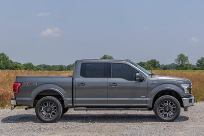 Rough Country 41010A BA2 Running Board | Side Step Bars | Ford F-150/F-250/F-350 2WD/4WD (15-26)