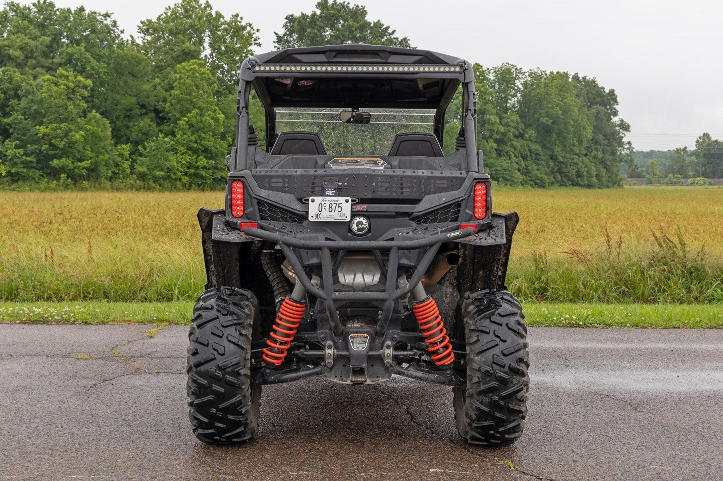 Rough Country 97079 LED Light Kit | Rear Mount | 40" Black Single Row | Can-Am Maverick Sport 1000R