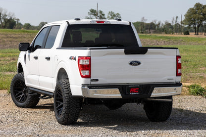 Rough Country 51141 SRL2 Adj Aluminum Step | Crew Cab | Ford F-150/Lightning/F-250/F-350/Raptor (15-26)