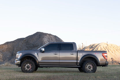 Rough Country F-F20911B-D1 Pocket Fender Flares | D1 Stone Gray | Ford F-150 2WD/4WD (2021-2025)