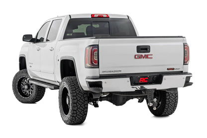 Rough Country 57003 AC2 Running Boards | Amber/White | Crew Cab | Chevy/GMC 1500 (2007-2018)