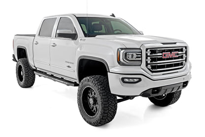 Rough Country 57003 AC2 Running Boards | Amber/White | Crew Cab | Chevy/GMC 1500 (2007-2018)
