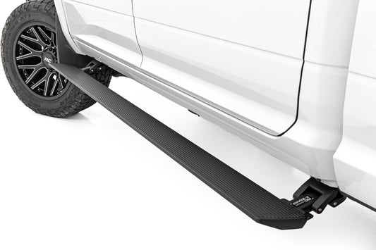 Rough Country PSR9010 Power Running Boards | Dual Electric Motor | Crew Cab | Ram 2500 (11-26)/3500 (11-25)
