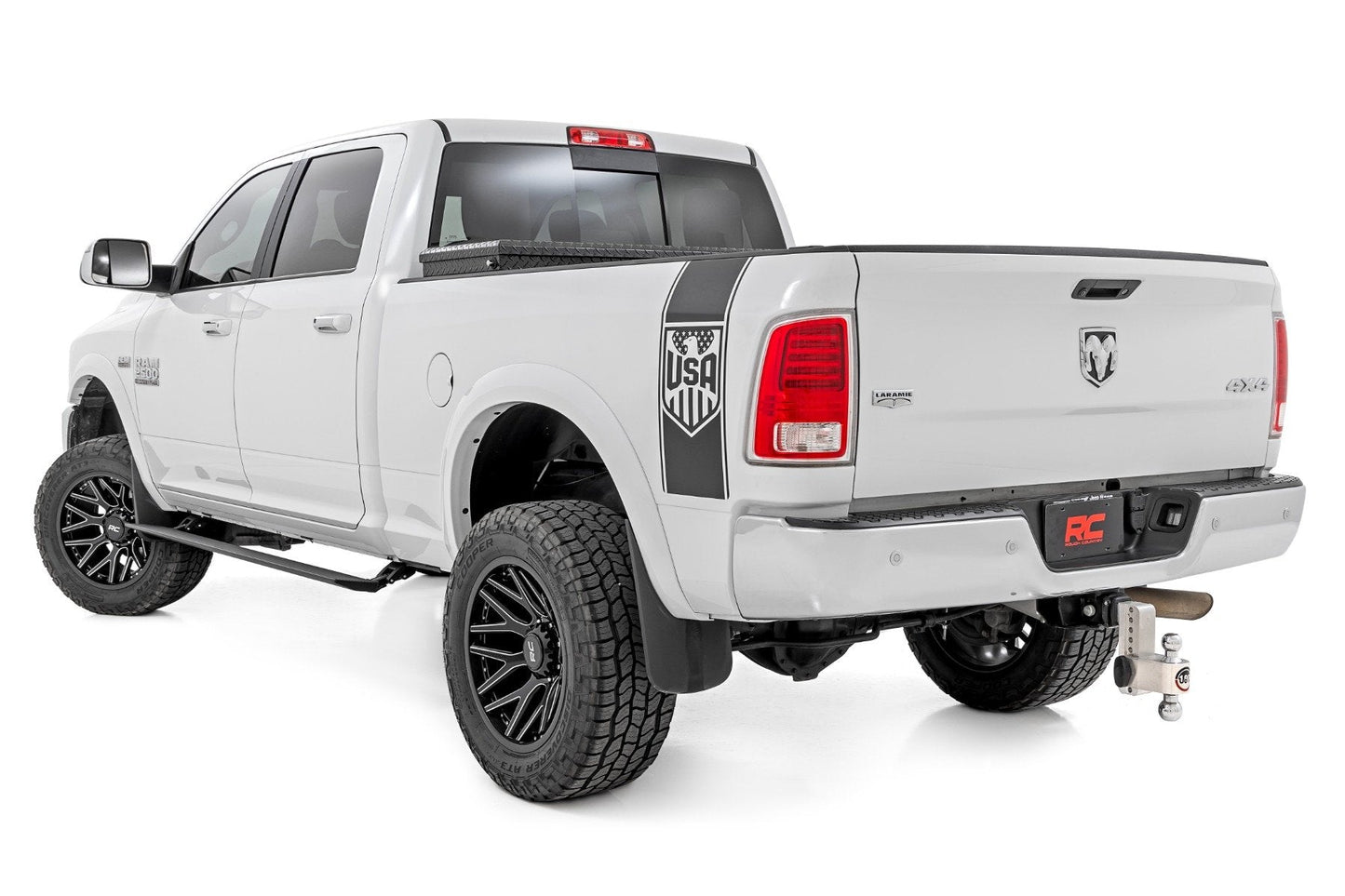 Rough Country PSR9010 Power Running Boards | Dual Electric Motor | Crew Cab | Ram 2500 (11-26)/3500 (11-25)
