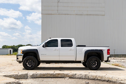 Rough Country F-C10714B-GBA Pocket Fender Flares | GBA Black | Chevy Silverado 1500/2500HD/3500HD (07-14)