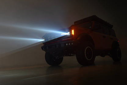 Rough Country RCH5500 DRL Halo LED Headlights | DOT Approved | Ford Bronco 4WD (2021-2025)