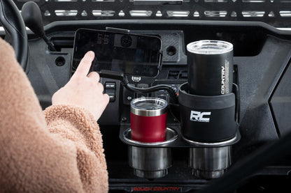 Rough Country J5054 2 in 1 Expanding Cup and Phone Holder