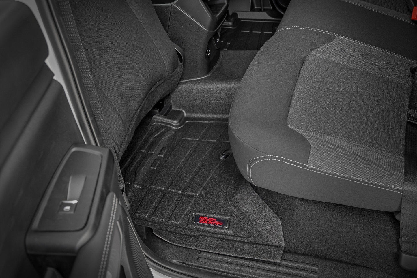 Rough Country SM51003 Sure-Fit Floor Mats | Front & Rear | Crew | Ford Ranger 2WD/4WD (2024-2026)