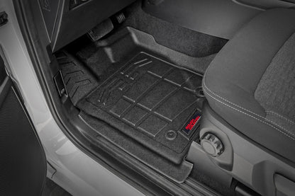 Rough Country SM51002 Sure-Fit Floor Mats | Front | Crew | Ford Ranger 2WD/4WD (2024-2026)