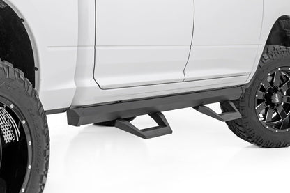 Rough Country 31011A SRX2 Adj Aluminum Step | Crew Cab | Ram 1500/2500/3500 2WD/4WD (2010-2018 & Classic)