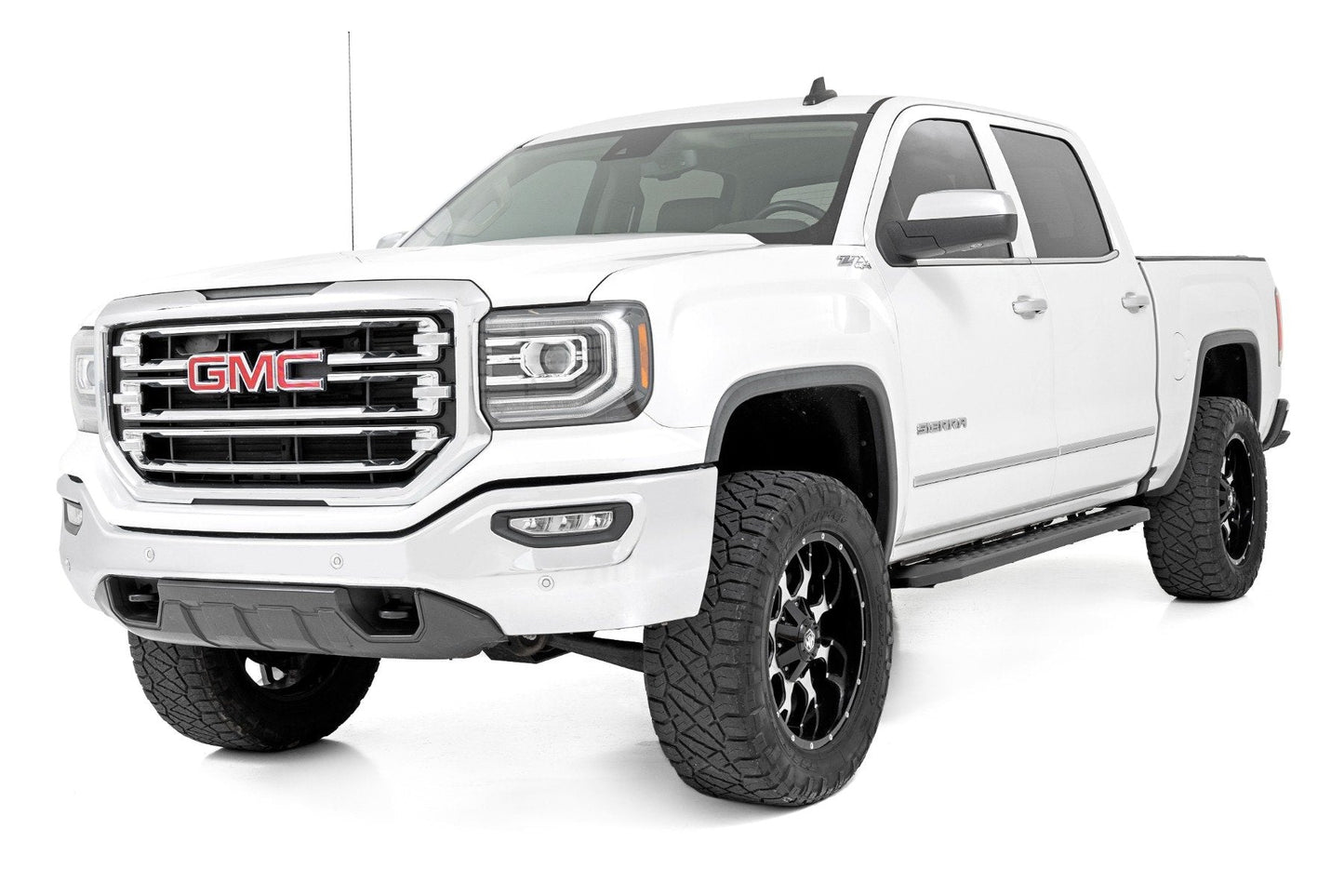 Rough Country 44001 RPT2 Running Boards | Crew Cab | Chevy/GMC 1500/2500HD/3500HD (07-18 & Classic)