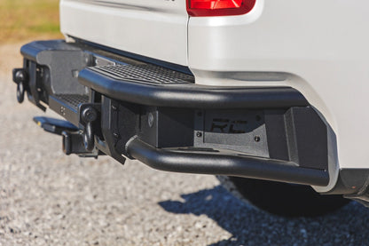 Rough Country 51219 Rear Bumper | Tubular | Chevy Silverado 1500 2WD/4WD (2019-2026)