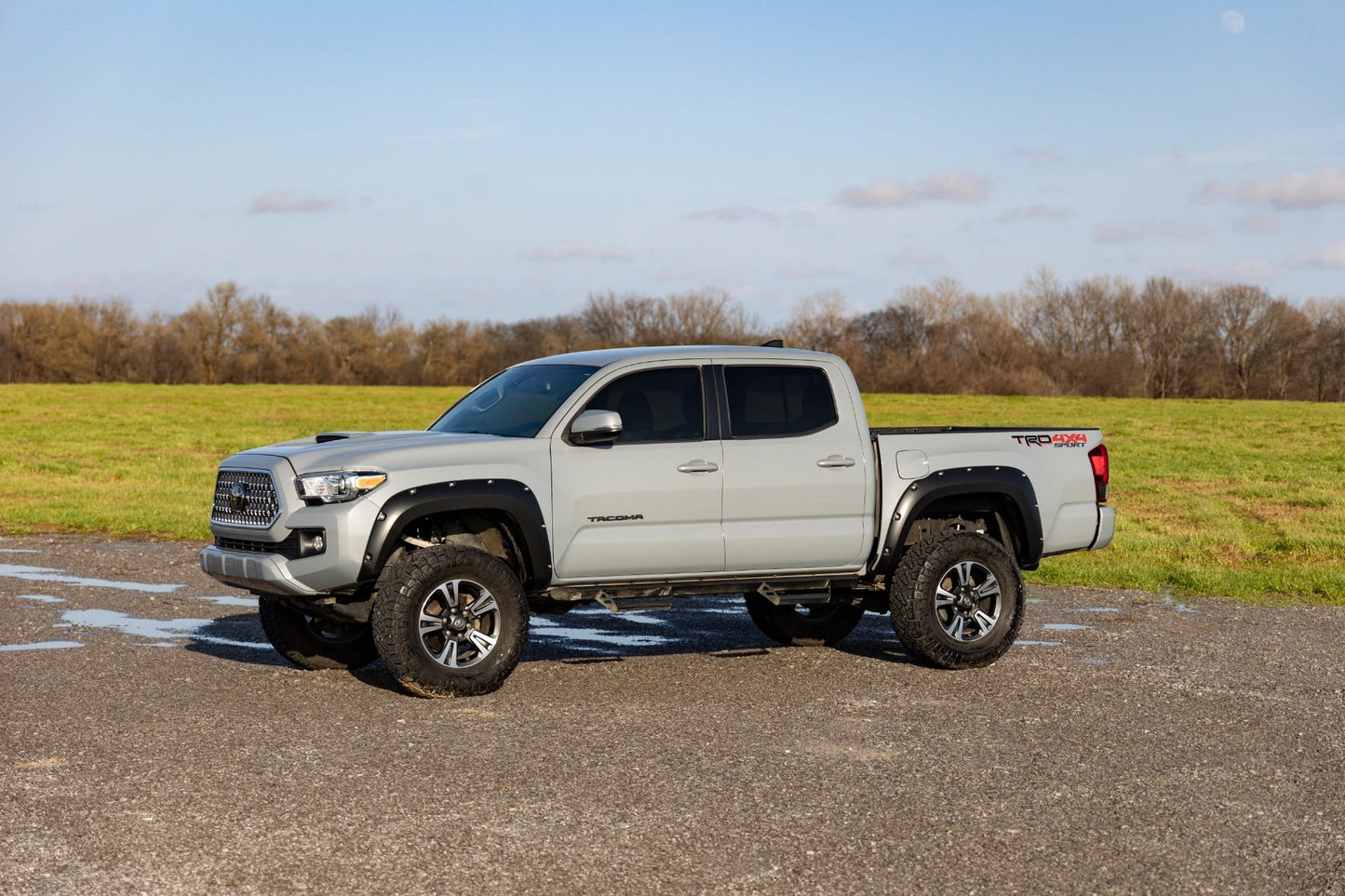 Rough Country F-T11621A-8W2 Pocket Fender Flares | 8W2 Cavalry Blue | Toyota Tacoma 2WD/4WD (2016-2023)
