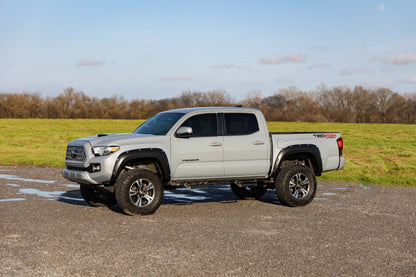 Rough Country F-T11621A-8W2 Pocket Fender Flares | 8W2 Cavalry Blue | Toyota Tacoma 2WD/4WD (2016-2023)