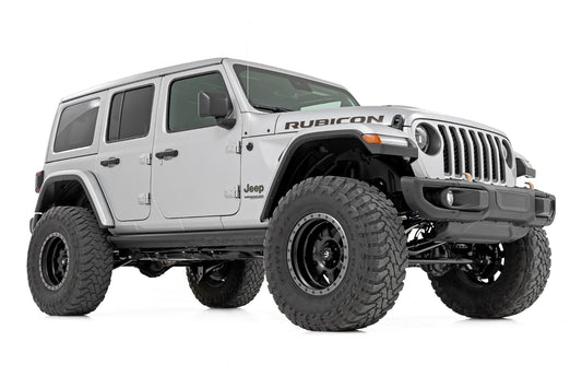 Rough Country 60600 3.5 Inch Lift Kit | C/A Drop | 4-Door | 392 | Jeep Wrangler Unlimited (18-23)
