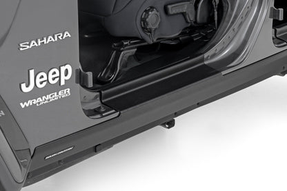 Rough Country TC13024 Trail Cladding | Rocker Sill Plates | Jeep Wrangler Unlimited 4WD (2018-2025)