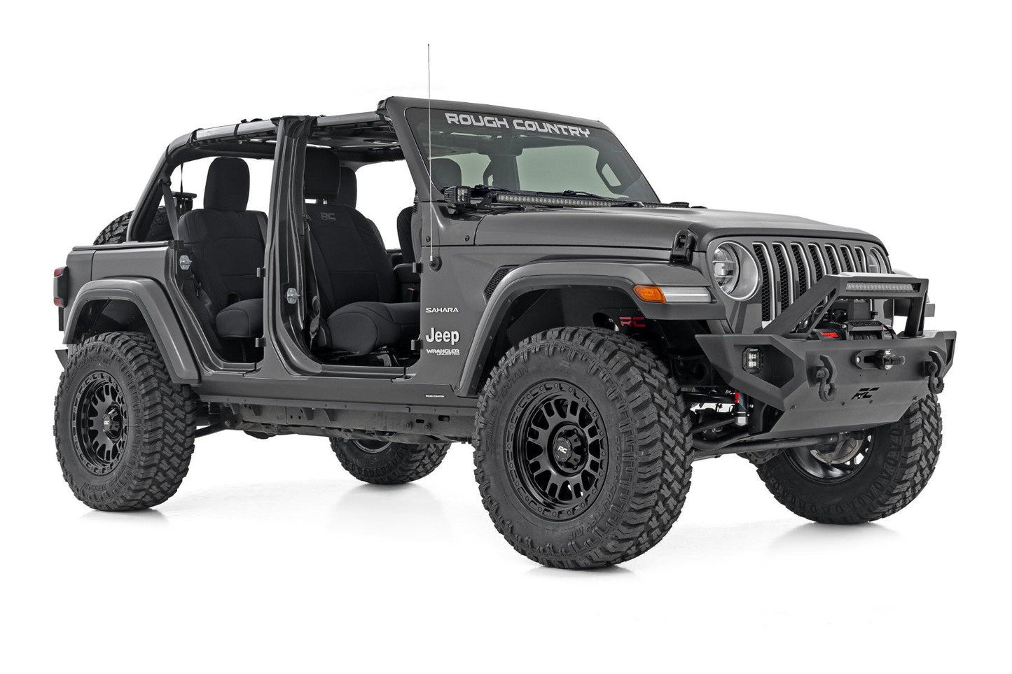 Rough Country TC13024 Trail Cladding | Rocker Sill Plates | Jeep Wrangler Unlimited 4WD (2018-2025)