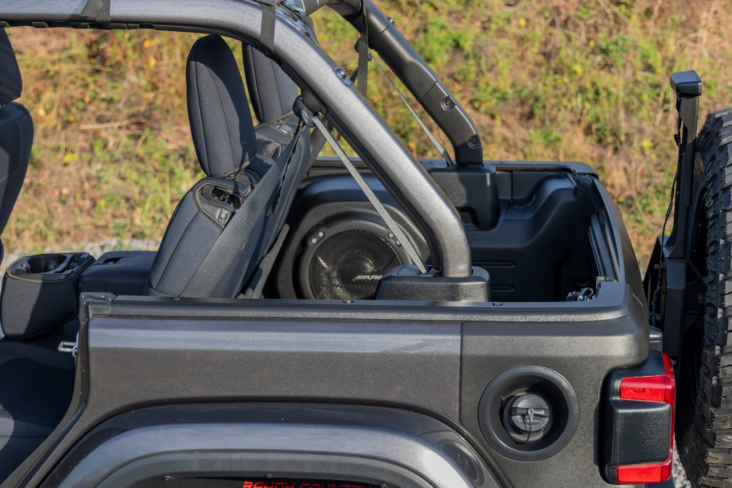 Rough Country TC73262 Trail Cladding | Tailgate Protector | Jeep Wrangler JL/Wrangler Unlimited (18-25)