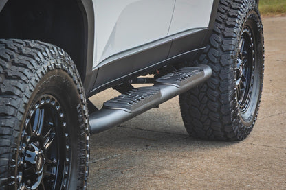 Rough Country 21018 Oval Nerf Steps | Black | Toyota Land Cruiser 4WD (2024-2025)