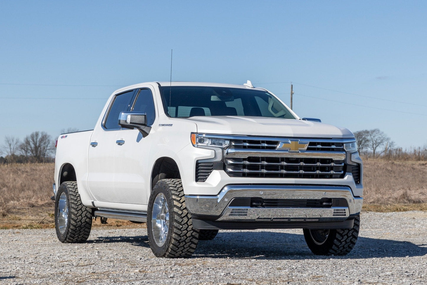 Rough Country 28230RED_A 3.5 Inch Lift Kit | Rear Mono Leaf | Chevy Silverado 1500 2WD/4WD (2025-2026)