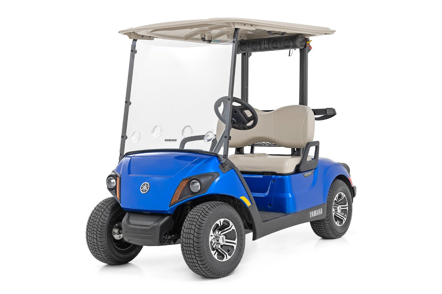 Rough Country 98202240 Vented Full Windshield | Scratch Resistant | Yamaha Drive2