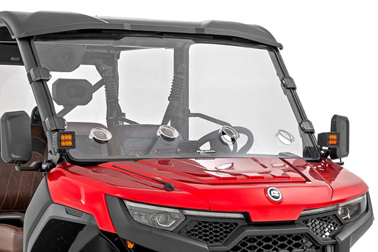 Rough Country 98252580 Vented Full Windshield | Scratch Resistant | CFMOTO UFORCE U10 Pro