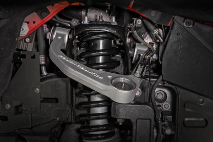 Rough Country 76801RED Red Forged Upper Control Arms | OE Upgrade | Toyota Tundra 2WD/4WD (22-25)