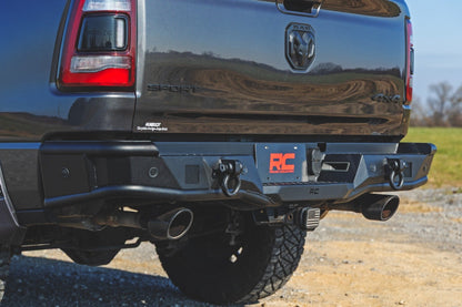 Rough Country 51215 Rear Bumper | Tubular | Ram 1500 2WD/4WD (2019-2024)