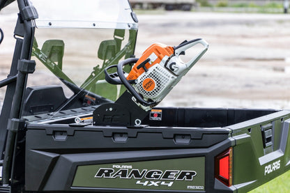 Rough Country 93195 Chainsaw Carrier | Bed Side Mount | Multiple Makes & Models (Polaris/Can-Am)