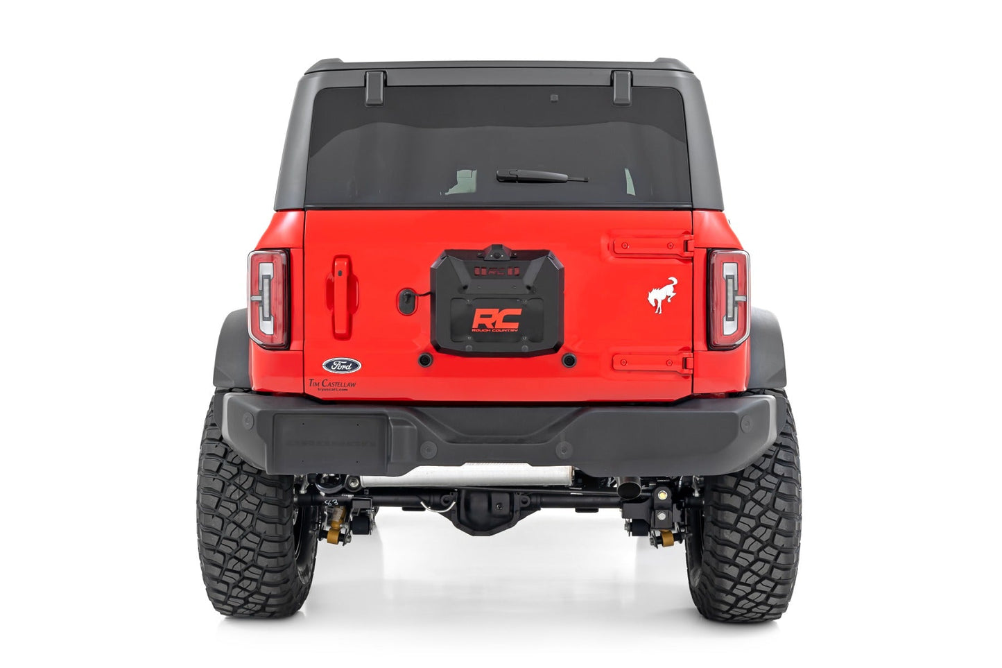 Rough Country 51125 Spare Tire Carrier Delete Kit | Ford Bronco 4WD (2021-2025)