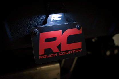 Rough Country 99058 Universal License Plate Bracket | LED Lighted