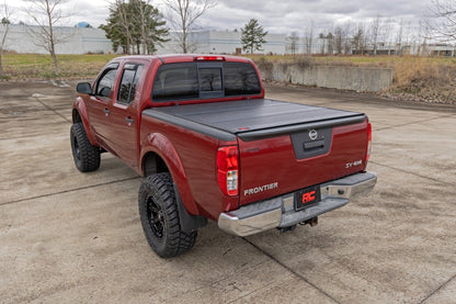 Rough Country 47520501B Hard Low Profile Bed Cover | 5' Bed | Cargo Mgmt | Nissan Frontier (05-21)