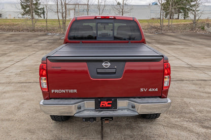 Rough Country 47520501B Hard Low Profile Bed Cover | 5' Bed | Cargo Mgmt | Nissan Frontier (05-21)
