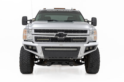 Rough Country 71061 LED Light | Ditch Mount | 2" Black Pair | Amber DRL | Chevy 1500 (2007-2013)