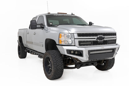 Rough Country 71058 LED Light Kit | Ditch Mount | 2" Black Pair | Spot | Chevy 1500 & Chevy/GMC 2500HD/3500HD (07-14)