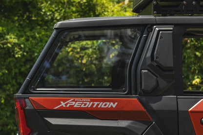 Rough Country 93196 Bed Side Rear Windows | Scratch Resistant | Polaris XPEDITION ADV 5