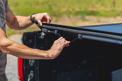 Rough Country 50420500 Hard Roll Up Bed Cover | 5' Bed | Toyota Tacoma 2WD/4WD (2016-2023)