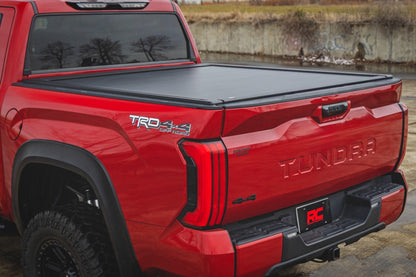 Rough Country 51514551 Powered Retractable Bed Cover | 5'7" Bed | Toyota Tundra 2WD/4WD (2022-2025)