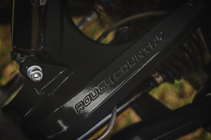 Rough Country 97041BLK Aluminum Control Arms | High Clearance w/ 2" Forward Offset | Can-Am Defender HD 5/HD 8/HD 9/HD 10