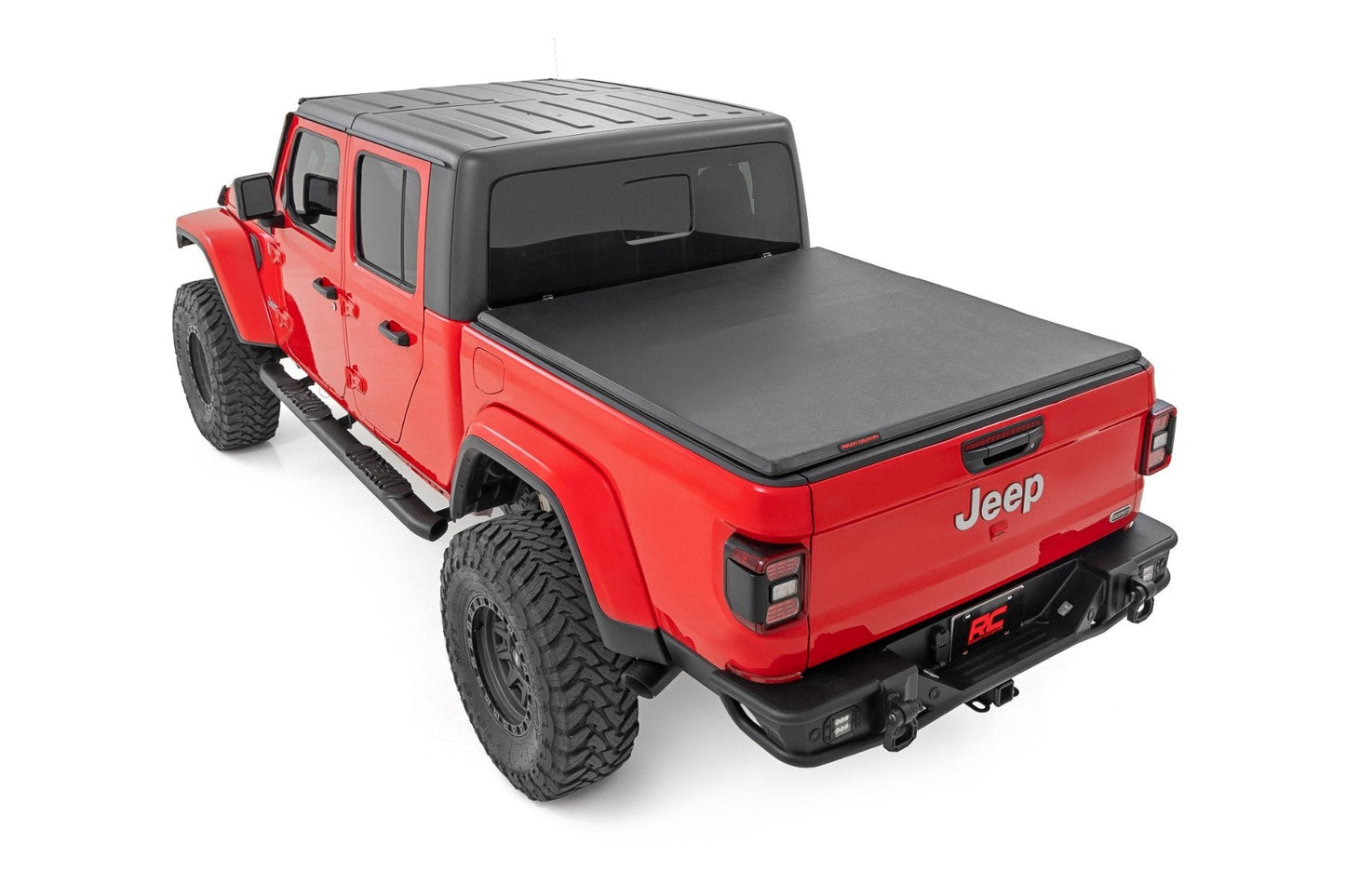 Rough Country 41620500A Soft Tri-Fold Bed Cover | 5' Bed | Jeep Gladiator JT 4WD (2020-2025)