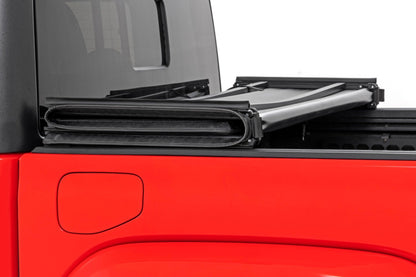 Rough Country 41620500A Soft Tri-Fold Bed Cover | 5' Bed | Jeep Gladiator JT 4WD (2020-2025)