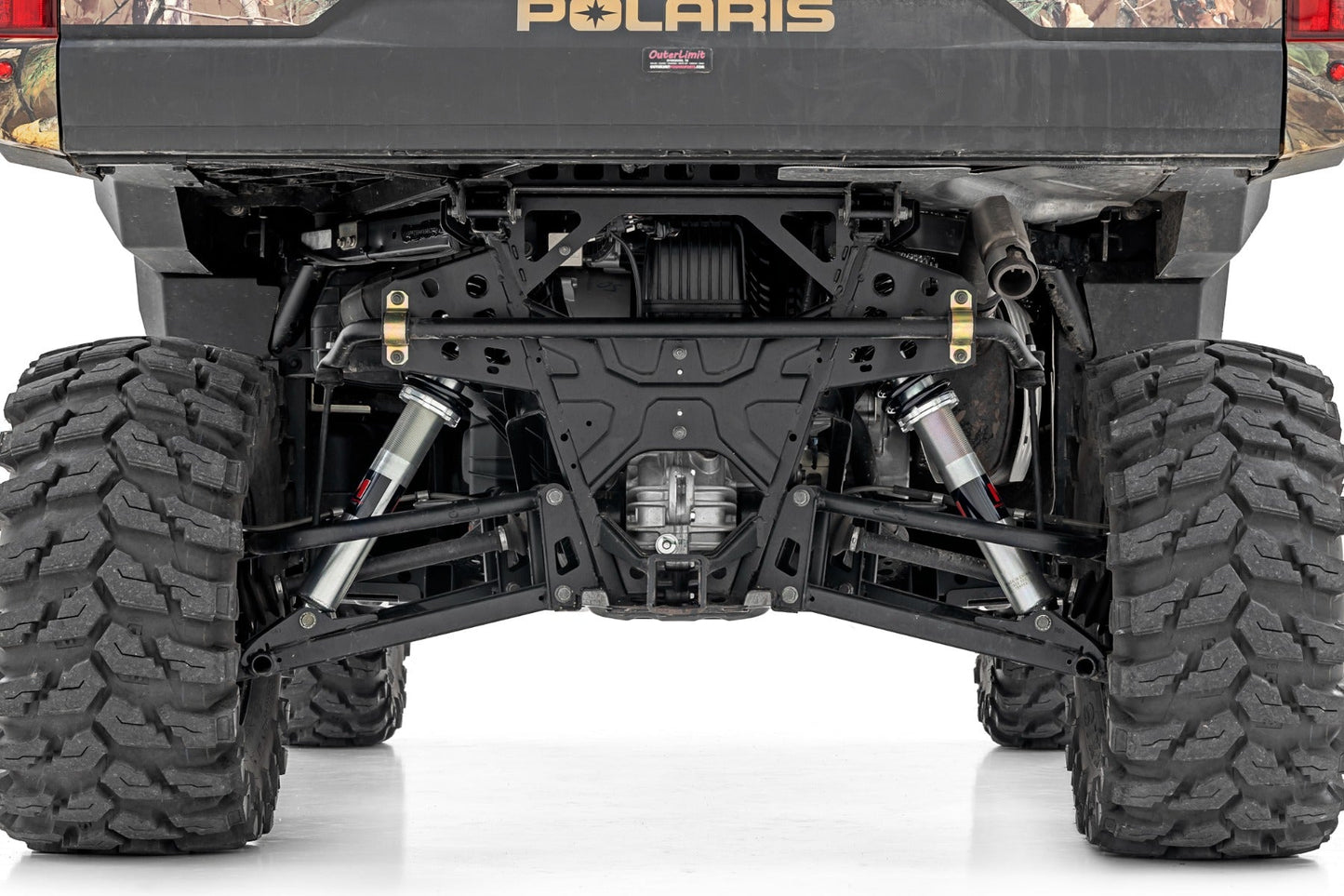 Rough Country 301002 M1 Rear Coil Over Shocks | Ride Height Adjust | Polaris Ranger 1000/Ranger XP 900/1000