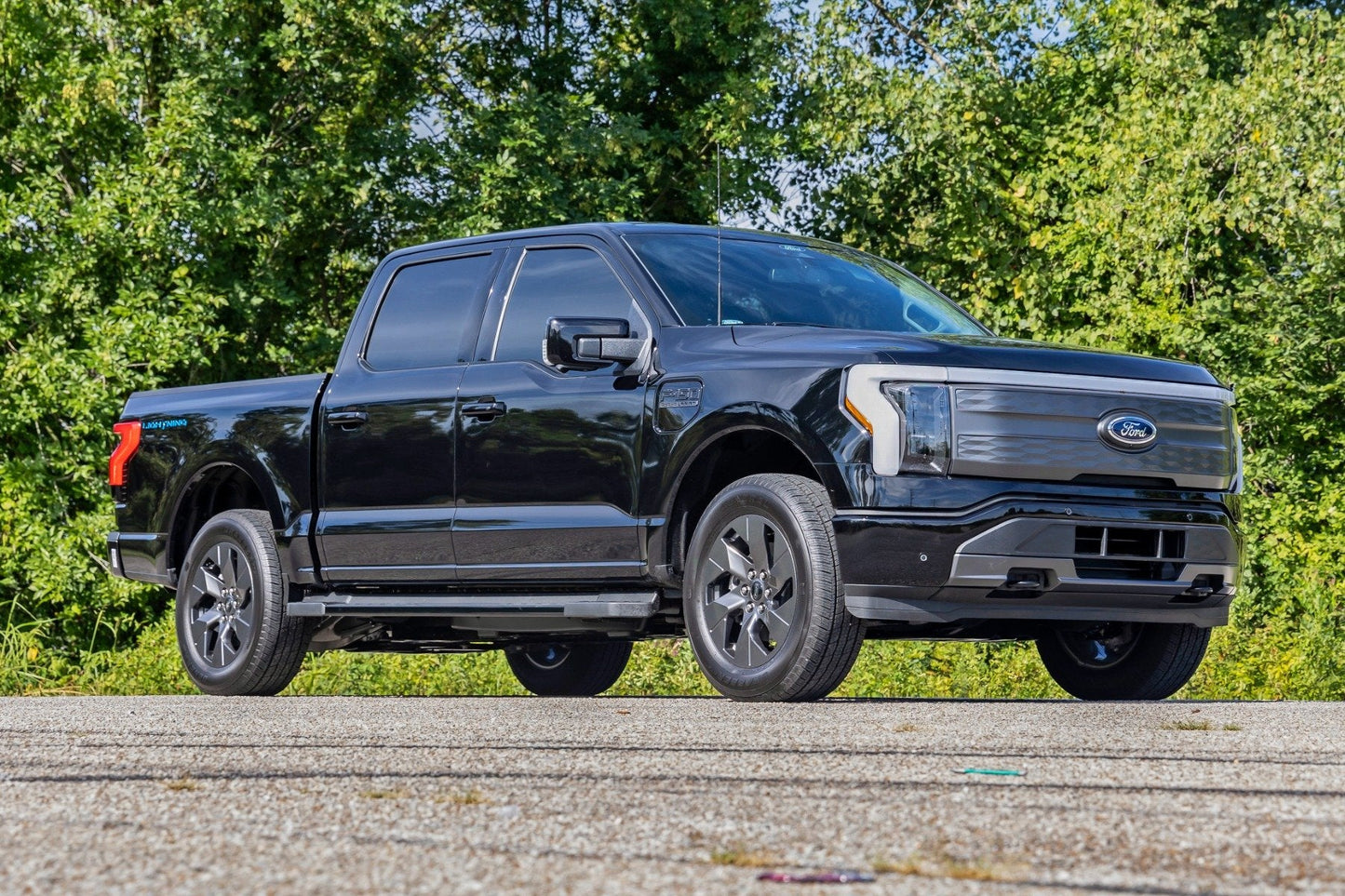 Rough Country 52006 3/4 Inch Front Leveling Kit | Lowers Rear 1.5 Inches | Ford F-150 Lightning (22-25)