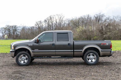 Rough Country 21013 Oval Nerf Step | Crew Cab | Black | Ford F-250/F-350 Super Duty (99-16)